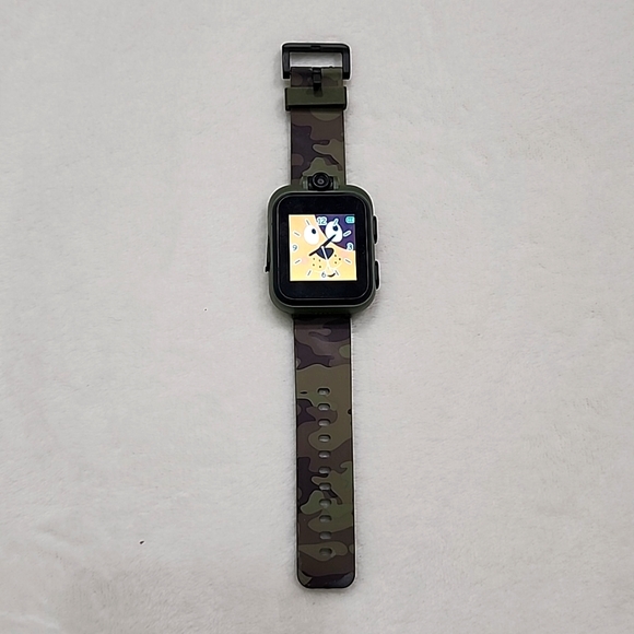Kid's iTech Jr Green Camouflage Smart Watch - Picture 1 of 4